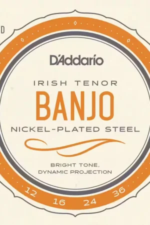 Fin de série | D'addario And Co EJ63I Cordes pour Banjo Light Ténor Irish 12-36
