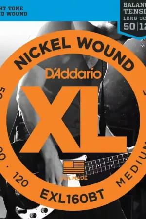D'addario And Co EXL160BT Nickel Wound Long Scale Medium 50-120 | Bonne affaire