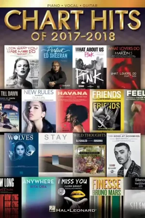 Disponible maintenant | Hal Leonard Chart Hits Of 2017-2018 - PVG