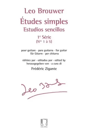 Petit prix | Durand Brouwer Leo - Etudes Simples - Estudios Sencillos (serie 1)- Guitare