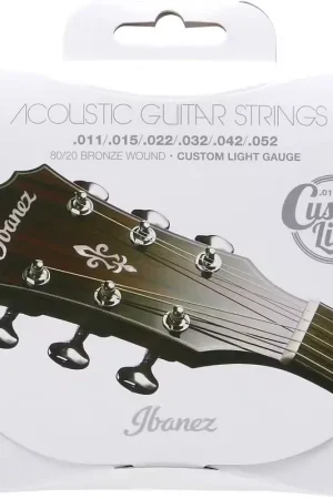 Commandez maintenant | Ibanez IACS62c 80/20 Bronze Wound Custom Light 11-52