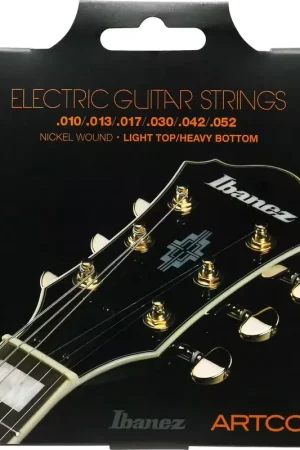 Ibanez IEGS62 Nickel Wound Light Top Heavy Bottom 10-52 - Disponible à la commande