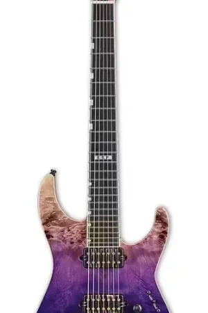 Plus que quelques pièces - ESP E-II M-II 7 Burled Male Hipshot Purple Natural Faded