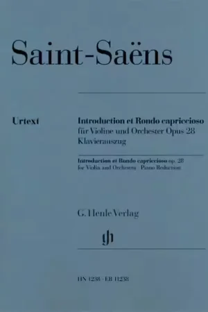 Excellente qualité | Henle Verlag SAINT-saens Camille - Introduction et Rondo Capriccioso Op.28 - Violon & Piano