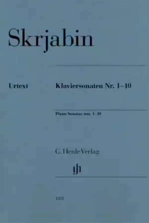Plébiscité par les clients - Henle Verlag Scriabine A. - Piano Sonatas 1-10