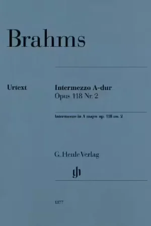 Henle Verlag Brahms - Intermezzo A Major Op. 118 No. 2 - Piano | Premium