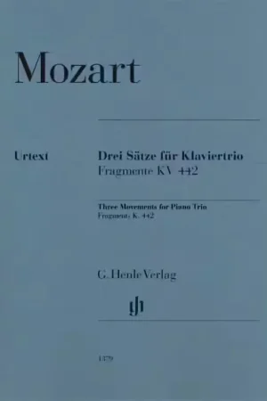 Achetez dès aujourd'hui - Henle Verlag Moz - Three Movements For Piano Trio - Violon Violoncelle Piano