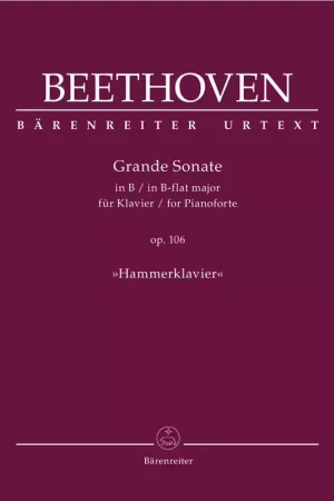 Remise - Barenreiter Beethoven L.V. - Grande Sonate Op.106 - "hammerklavier" - Piano
