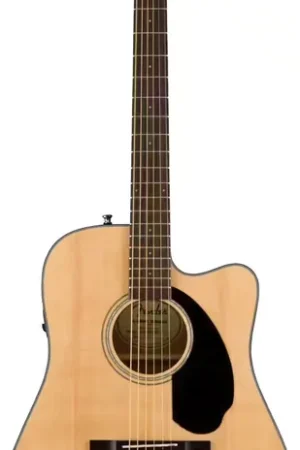 Fender Dreadnought Cd-60Sce Cutaway Classic Design WN Natural - Coup de cœur