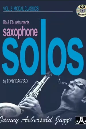 Promotion - Aebersold Dagradi Tony - Saxophone Solos Vol.2 Modal Classics + CD - Eb & BB Instruments