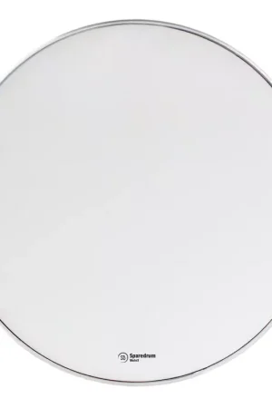 Livraison rapide | Sparedrum 18" Mute 2 Plis - Mesh Silencieuse - Blanc