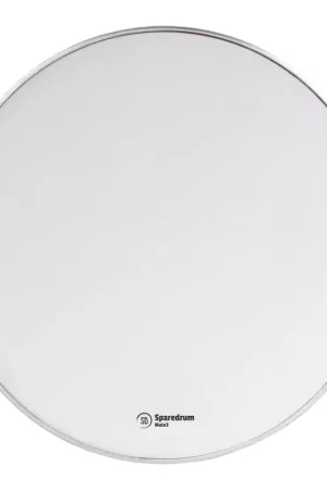 Aujourd'hui seulement | Sparedrum M3W14 Peau 14" Mute 3 Plis Mesh Silencieuse Blanc