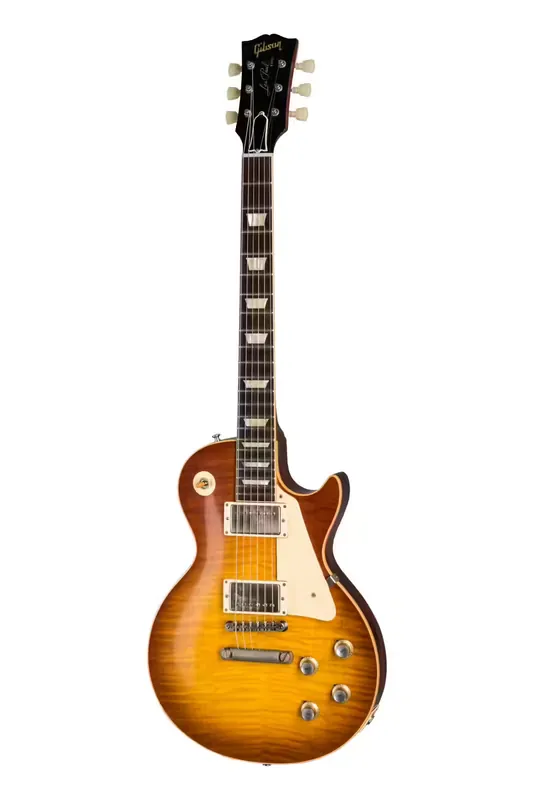 Réduction spéciale | Gibson custom Les Paul Standard 1960 Reissue VOS Iced Tea Burst CSHR