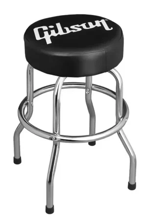 Soldes | Gibson Accessories Tabouret Premium Playing Stool Standard Logo Short Chrome