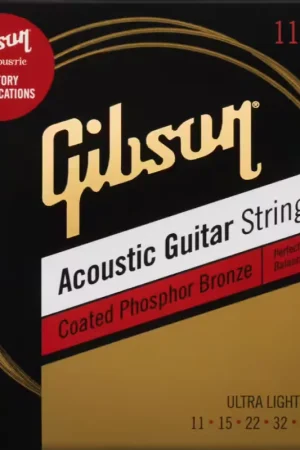Réduction | Gibson Accessories SAG-CPB11 Coated Phosphor Bronze Ultra Light 11-52