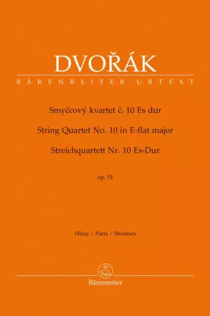 Barenreiter Dvorak Anton - String Quartet N°10 E-flat Major Op.51 | Nouveau