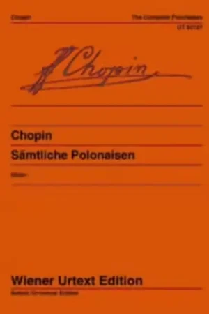 Wiener Urtext Edition Chopin F. - Polonaises - Piano - Achetez en ligne