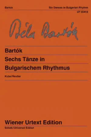 Wiener Urtext Edition BARTÓK - SIX DANSES DANS LE RHYTHME DIT BULGARE - PIANO | Bientôt épuisé