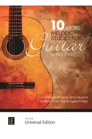 Universal Edition Coles - 10 More Melodic Studies - Guitare | Prix spécial