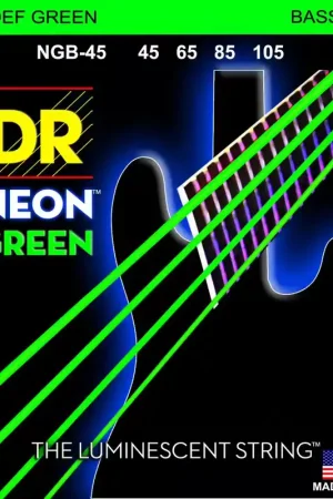 Dr Strings NGB-45 HI-def Green 5C 45-105 - Prix malin