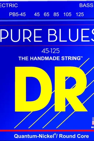 Prix avantageux - Dr Strings PB5-5C 45 Pure Blues 5C 5C 45-125