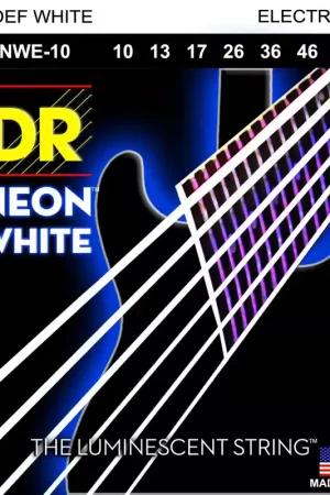 Prêt à expédier - Dr Strings 10-46 NWE-10 Neon White
