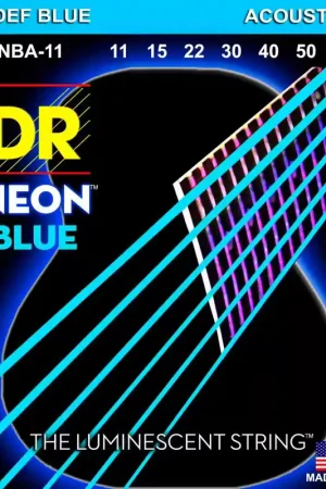 Dr Strings NBA-11 Neon Blue HI-def 11-50 - Offre spéciale