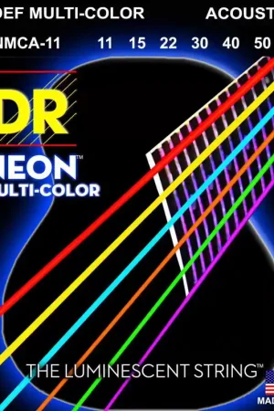 Dr Strings NMCA-11 Neon MULTI-color HI-def 11-50 | Préféré des clients