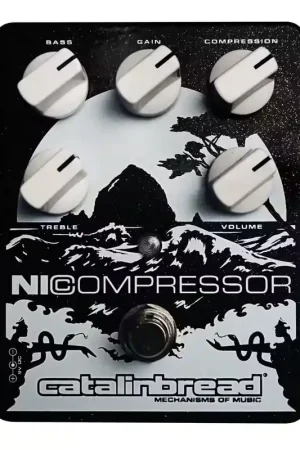 Catalinbread Nicompressor Silver On Black Compressor - Ajoutez au panier