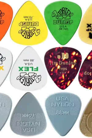 Tout nouveau | Jim Dunlop 12 x Variety Pack Acoustic
