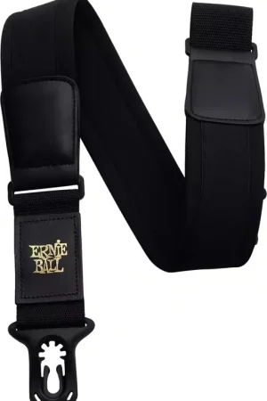 Ernie Ball Sangle Noire Polylock Neoprene | Offre exclusive