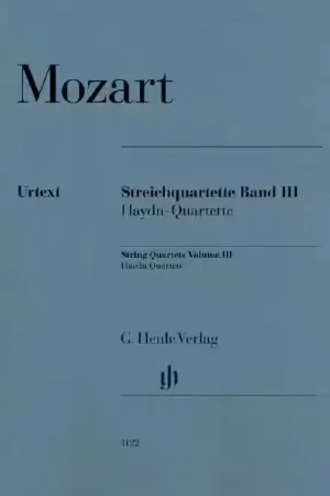 Henle Verlag Moz - String Quets Volume Iii - 2 Violons Alto Violoncelle | Tout nouveau