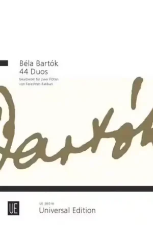 Disponible maintenant - Universal Edition Bartok Bela - 44 Duos - 2 Flutes