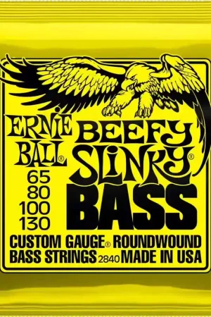Nouvel arrivage | Ernie Ball 2840 Beefy Slinky Bass 65-130