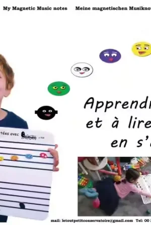 Prix promo | Le Tout Petit Conservatoire Mes Notes De Musique Magnetiques