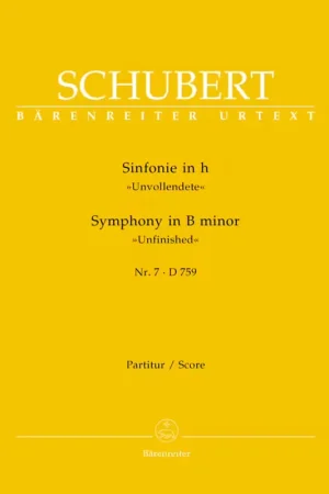 Achat sécurisé - Barenreiter Schubert Franz - Symphonie N7 D 759 Inachevee - Conducteur