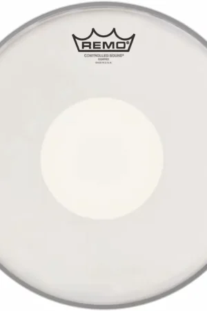 Stock limité | Remo CS-0113-00 Controlled Sound Sablée Rond Blanc 13