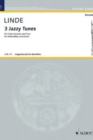 Coup de cœur - Schott Linde HANS-martin - 3 Jazzy Tunes - Flute Bec Alto & Piano