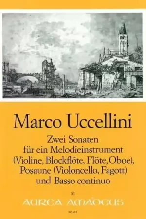 Bon prix - Amadeus Uccellini Marco - 2 Sonatas Op. 2/1 & Op. 3/2 - Score & Parts