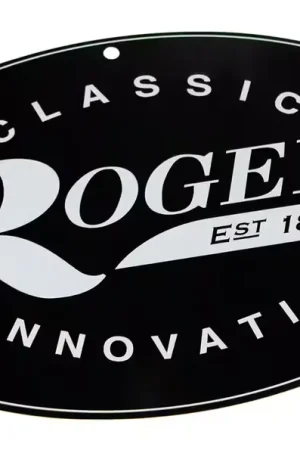 Rogers Drums RA-RMLS Plaque Publicitaire Metal Rogers 30X20CM | Nouveau en boutique
