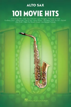 Aujourd'hui seulement | Hal Leonard 101 Movie Hits Saxophone Alto