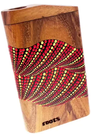 Roots Percussion Travel Didgeridoo Peint - Tonalite D - Prix en baisse