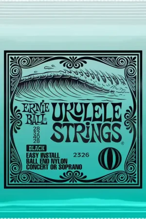 Disponible | Ernie Ball 2326 Nylon Noir Boule 28-32-40-28