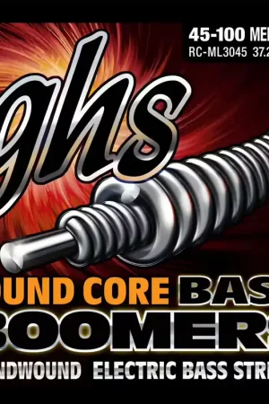 Remise - GHS RC-ML3045 Round Core Bass Boomers Medium Light 45-100