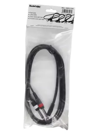 Rockcable Stereo Jack Male 2 X Mono Jack Male - Très demandé