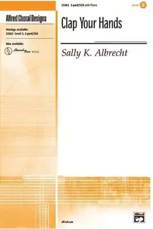 Très populaire | Hal Leonard Albrecht Sally - Clap Your Hands - Choeur