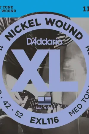 D'addario And Co EXL116-3D Nickel Wound Med Top/heavy BTM 11-52 Pack de 3 | Best-seller