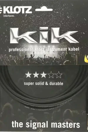 Offre exceptionnelle | Klotz Kikkg Pro 4,5M Noir Straight/Straight