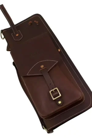 TACKLE Instruments Sac Baguettes Cuir - Marron | Super prix