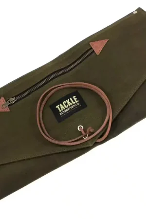 Expédition express | TACKLE Instruments Roll Up Sac Baguette Waxed Canvas - Vert